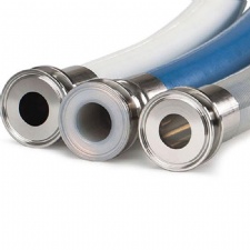 Smooth Bore PTFE Hose with Rubber Cover